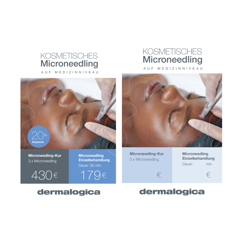 Displaysheet A4 - Microneedling Angebot