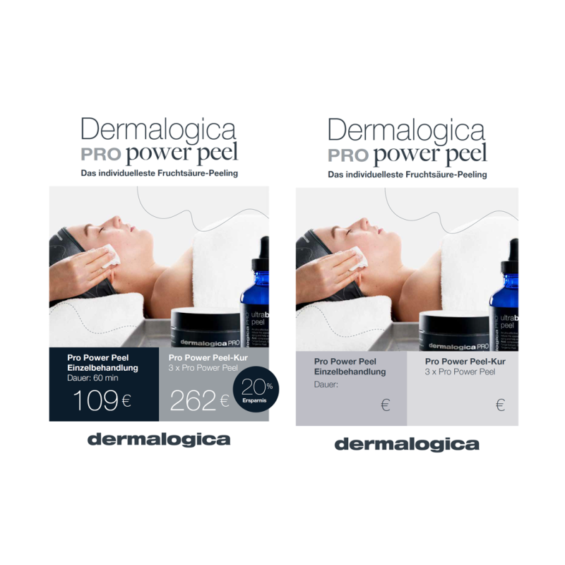 Displaysheet A4 - Pro Power Peel Angebot